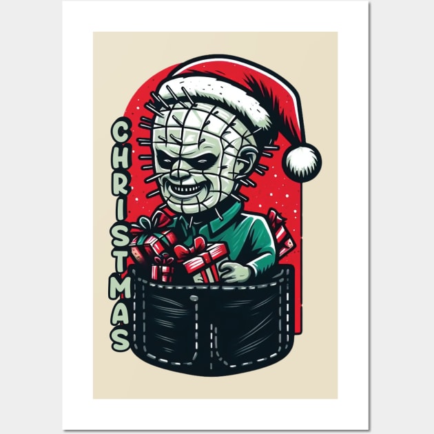 Pinhead Merry Christmas From Hell Wall Art by Trendsdk